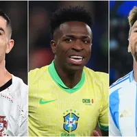 Cristiano Ronaldo and Lionel Messi have company as Vinicus equals rare World Cup goalscoring record