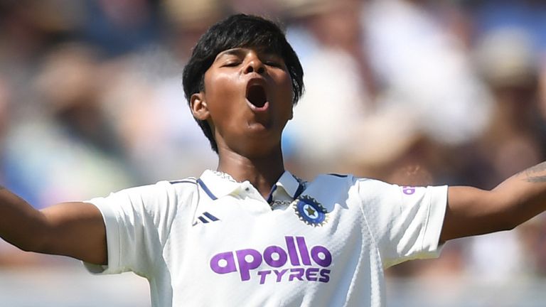 India fast bowler Kranti Gaud during the Women's Test vs India at Lord's (Getty Images)