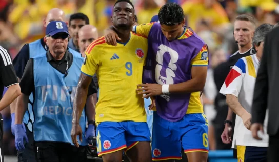 Why isn’t Jhon Córdoba playing for Colombia against Switzerland at the 2026 World Cup?