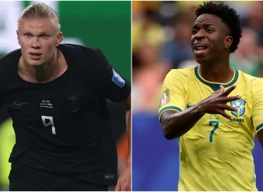 Norway’s unbeaten record vs Brazil: Can Erling Haaland stop Vinícius Junior in the Round of 16?
