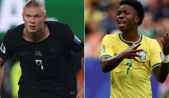 Norway’s unbeaten record vs Brazil: Can Erling Haaland stop Vinícius Junior in the Round of 16?