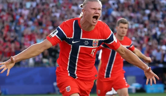 Video: Erling Haaland reaches 60 goals for Norway in just 53 games with strike against Ivory Coast
