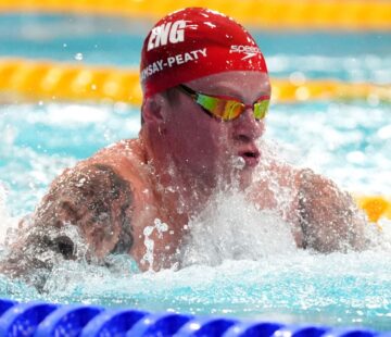Ramsay-Peaty settles for bronze in 50m breaststroke