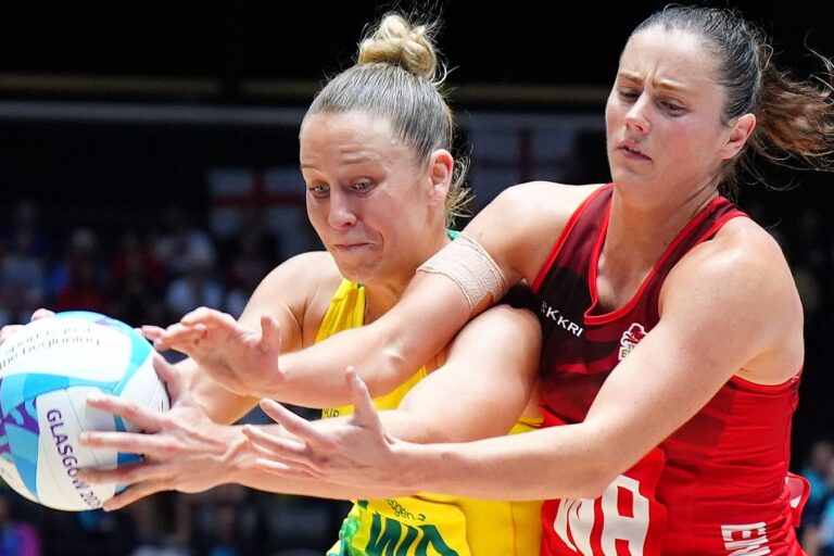 Commonwealth Games netball: England’s Vitality Roses beaten by Australia in Glasgow for first defeat of tournament | Netball News