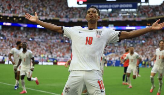 Jude Bellingham leads World Cup 2026 England stats after scoring twice against Norway and Mexico ahead of Argentina semi-final | Football News