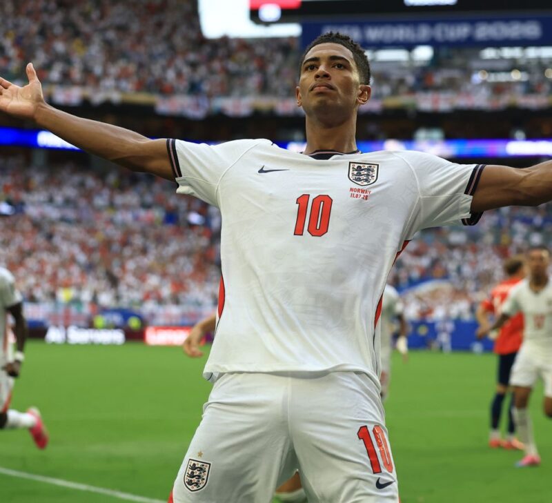 Jude Bellingham leads World Cup 2026 England stats after scoring twice against Norway and Mexico ahead of Argentina semi-final | Football News