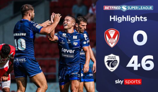 Jussaume hat-trick leads Toulouse to HUGE victory over St Helens