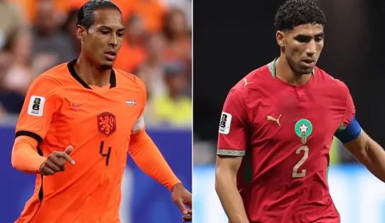 Are Virgil van Dijk and Achraf Hakimi playing? Netherlands vs Morocco confirmed lineups for the 2026 World Cup game